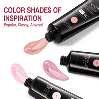 Candy Lover Poly Nail Gel, 3 Colors Nail Thickening Solution, Pink Poly Extension Gel Builder Nail Gel Set, Extension Nail Gel