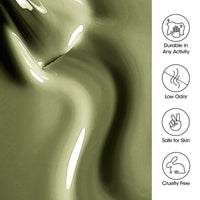 Gellen Gel Nail Polish, 18ml Sage Green Nail Polish Soak Off UV LED Nail Gel Polish Nail Art Manicure Salon at Home DIY Gel, Christmas Gifts for Women Girls
