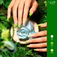 Candy Lover Nail Gel Polish, 6 Colors Summer Refresh Green Gel Polish Set, Soak Off UV LED Needed Nail Gel Set, Nail Art Gift for Women DIY Manicure