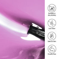 Gellen Jelly Gel Nail Polish, 18ML Sheer Dark Purple Gel Polish UV Light Soak off Translucent Nail Polish Salon Manicure DIY Nail Art, Christmas Gifts for Women Girls