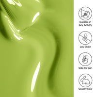 Gellen Gel Nail Polish, 18ml Light Green Nail Polish Soak Off UV LED Nail Gel Polish Nail Art Manicure Salon at Home DIY Gel, Christmas Gifts for Women Girls