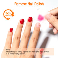 Candy Lover Gel Polish Remover, 200pcs Acetone-Free Gel Nail Polish Remover Wipes with Nail File and Cuticle Pusher, Professional Individually Wrapped Nail Polish Remover Pads