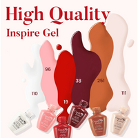 Candy Lover Gel Nail Polish Set, 6 Red Peach Brown Colors Quick Dry Long-lasting Gel Polish, Soak Off UV LED Nail Polish, Gel Nails Art Gift for Girls Women