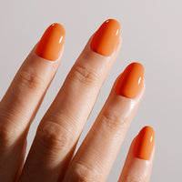 Gellen Gel Nail Polish, 18ml Orange Nail Polish Soak Off UV LED Nail Gel Polish Nail Art Manicure Salon at Home DIY Gel, Christmas Gifts for Women Girls