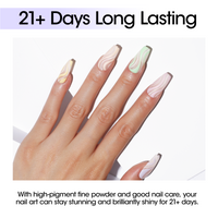 Gellen Dip Powder Nail Kit, 12 Colors Light Macaron Bule Green Yellow Dip Nail Powder Kit with Dust Brush and Nail File, Nail Art Pale Neon Series Dip Powder Set