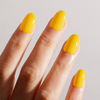 Gellen Gel Nail Polish, 18ml Yellow Nail Polish Soak Off UV LED Nail Gel Polish Nail Art Manicure Salon at Home DIY Gel, Christmas Gifts for Women Girls