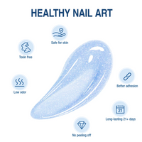 Candy Lover Poly Nail Gel, 3 Glitter Colors Poly Nail Extension Gel Set, Shimmer Clear White Purple Blue Builder Gel for Nail Thickening Solution