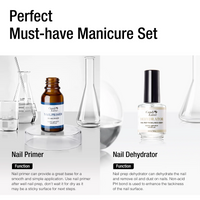 Candy Lover Nail Dehydrator and Primer Kit, Nail Prep Dehydrator Kit, Superior Nail Bonding Primer with Gel Polish Top and Base Coat Kit