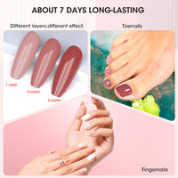 Nailshion Quick Air Dry Nail Polish Set, 16 Colors 10ML Nude Pink Peachy Nail Polish with Clear Base Top Coat and 35Pcs Remover Pads All Season Regular Nail Lacquer Gift for Women Girls