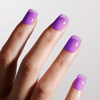 Gellen Jelly Gel Nail Polish, 18ML Sheer Bright Purple Gel Polish UV Light Soak off Translucent Nail Polish Salon Manicure DIY Nail Art, Christmas Gifts for Women Girls