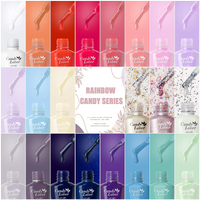 Candy Lover Gel Nail Polish Kit with Top Coat Base Coat Matte Coat 22 Colors UV Gel Polish Girls Ladies Women Nail Gel Polish Kit Holiday Gift Soak Off Gel Nail Set Gel Nail Polish
