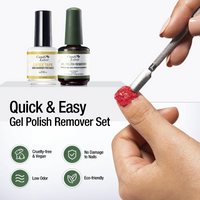 Candy Lover Gel Nail Polish Remover Kit, Non Acetone Nail Polish Gel Remover, Liquid Latex for Nails, No Irritating, No Soaking or Wrapping