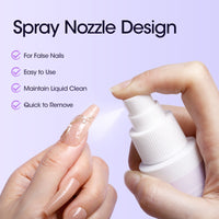 Gellen Nail Glue Remover, Gel Nail Glue Remover for Press On Nails, Easy Remove Solid Nail Glue Gel On Fake Nail Tips, 60ML