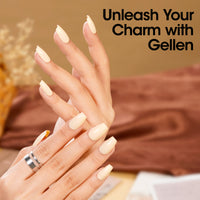 Gellen Gel Nail Polish, 18ml Nude Neutral Nail Polish Soak Off UV LED Nail Gel Polish Nail Art Manicure Salon at Home DIY Gel, Christmas Gifts for Women Girls