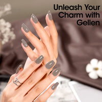 Gellen Gel Nail Polish, 18ml Chic Gray Nail Polish Soak Off UV LED Nail Gel Polish Nail Art Manicure Salon at Home DIY Gel, Christmas Gifts for Women Girls