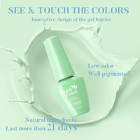 Candy Lover Gel Nail Polish Set, 6 Macaroon Spring Summer Colors Gel Polish, UV LED Soak Off Nai Polish, Nail Art DIY Salon Gifts Set for Women Girls