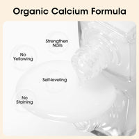 Gellen Milky White Base Coat for Regular Nail Polish with Organic Calcium, Quick Air Dry Long Lasting No Wipe Glossy Nail Base Coat for Manicure Salon, Chip Resistant, No UV Light Needed, 15ml
