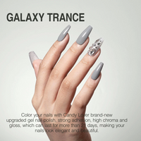 Candy Lover Classic Gel Nail Polish Set, 6 Black White Gray Glitter Gel Polish, Quick Dry Long Lasting UV Gel Nail Polish