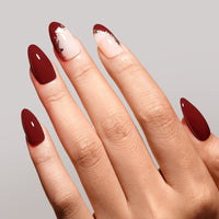 Gellen Gel Nail Polish, 18ml Burgundy Red Nail Polish Soak Off UV LED Nail Gel Polish Nail Art Manicure Salon at Home DIY Gel, Christmas Gifts for Women Girls