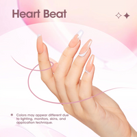 Gellen Jelly Gel Nail Polish Kit, 6 Colors Translucent Pink Sheer Nude Brown Starter Set, Gifts for Girls Women