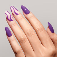 Gellen Gel Nail Polish, 18ml Purple Nail Polish Soak Off UV LED Nail Gel Polish Nail Art Manicure Salon at Home DIY Gel, Christmas Gifts for Women Girls