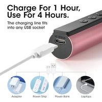 Gellen Cordless Electric Nail Drill, 11 in 1 Professional Nail File Kit, Rechargeable Pedicure Manicure Nail Drill Kit 35000 RPM Portable Efile Set