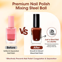 Gellen Quick Dry Nail Polish, 6Colors Neutral Coffee Brown Gradient Collection Regular Nail Polish Set No UV Light Needed for Finger Toe & Fake Nails Home Salon DIY Nail Art