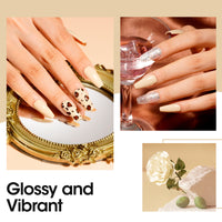 Gellen Gel Nail Polish, 18ml Nude Neutral Nail Polish Soak Off UV LED Nail Gel Polish Nail Art Manicure Salon at Home DIY Gel, Christmas Gifts for Women Girls