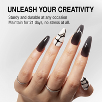 Candy Lover Poly Nail Extension Gel Set, 3 Colors Enhancement Black White Clear Nail Thickening Solution, Poly Extension Gel Builder Manicure Finger Poly Nail Gel Set for Nail Gift