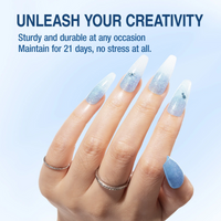 Candy Lover Poly Nail Gel, 3 Glitter Colors Poly Nail Extension Gel Set, Shimmer Clear White Purple Blue Builder Gel for Nail Thickening Solution