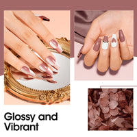 Gellen Gel Nail Polish, 18ml Gray Purple Nail Polish Soak Off UV LED Nail Gel Polish Nail Art Manicure Salon at Home DIY Gel, Christmas Gifts for Women Girls