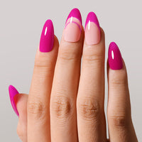 Gellen Gel Nail Polish, 18ml Hot Pink Nail Polish Soak Off UV LED Nail Gel Polish Nail Art Manicure Salon at Home DIY Gel, Christmas Gifts for Women Girls