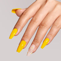 Gellen Gel Nail Polish, 18ml Yellow Nail Polish Soak Off UV LED Nail Gel Polish Nail Art Manicure Salon at Home DIY Gel, Christmas Gifts for Women Girls
