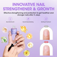 Gellen Gel Polish Remover Kit, 3-5 minutes Quick Removal, with Liquid Latex Tape Easy Peel Off & Nail Strengthener & Manicure Tools, No Need Wrapping or Soaking