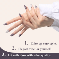 Candy Lover Gel Nail Polish Set, 6 Classic Elegant Nudes Grey White Pastel Colors Gel Polish, Soak Off Nail Polish, Gel Nail Art Gift Set for Women Girls
