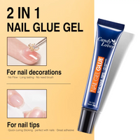Candy Lover Gel X Nail Kit, 552 Pcs Full Cover Matte Fake Coffin Nail Tips Kit with 4-in-1 Nail Glue Gel and Nail Lamp, Acrylic Gel Nail Extension Kit, Gift for Girls Women