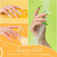 Perfect Summer Gel Nail Polish Kit, 20 Colors Gel Polish Macaron Fresh UV Nail Polish Gel Set with Glossy Base Top Coat Matte Coat, Manicure DIY Salon Nail Art Gift for Women Girls