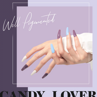 Candy Lover Gel Nail Polish Kit with Top Base Coats Matte Coat, Natural Quick Dry Long-Lasting Gel Nails, 16 Colors Modern Cool Collection Gel Nail Polish Set Gift