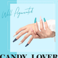 Candy Lover Gel Nail Polish Kit with Top Coat Base Coat Matte Coat, Natural Quick Dry Long-Lasting Gel Polish, 16 Colors Gel Nails, Spring Summer Gel Nail Polish Gift Sets for Home Salon Nail Art DIY