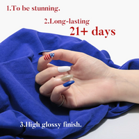 Candy Lover Gel Nail Polish Set, 6 Colors Gel Polish, Red White Blue Gloden Sparkle Glitter Gel Nail Colors, UV Nail Polish