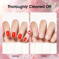 Gellen Nail Polish Remover, 180ML Non Acetone Gentle Nail Polish Remover for Regular Nail Polish, Berry Scent Nail Polish Remover with Easy Push-down Pump, 6.34 fl oz