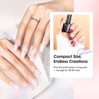 Gellen 24Pcs Gel Nail Polish Set, 20Colors Elegant Jelly Gel Polish with Base Coat & Glossy Matte Cateye Top Coat, HEMA TMPTA TPO 3-Free Red Pink Green White UV Cured Soak off Nail Kit for Women