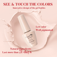 Candy Lover Gel Nail Polish Set, 6 Red Peach Brown Colors Quick Dry Long-lasting Gel Polish, Soak Off UV LED Nail Polish, Gel Nails Art Gift for Girls Women