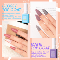 Perfect Summer Gel Nail Polish Kit with UV Lamp, Portable Nail Light Starter Kit with Storage Box 12 Nude Grey Pink Brown Colors, Top Base Coat Manicure Tools Gel Nail Art Kit, All-in-One Set