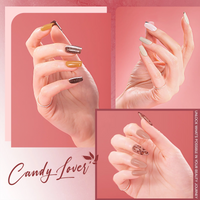 Candy Lover Gel Nail Kit with UV Lamp, 12 Colors Natural Quick Dry Long-Lasting Gel Polish Set, All-in-one Gel Nail Polish Kit Gift for Teen Girls Lady Women at Home Manicure Kit
