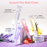 Gellen Cuticle Oil, Nourishing Nail Growth Oil Pen | Rich with Jojoba Oil & VE Soften Cuticles Strengthen Healthier-Looking Nails, Brush Applicator, Pro Care for Nails & Dry Hands, Strawberry Scent