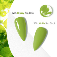 Gellen Gel Nail Polish, 18ml Light Green Nail Polish Soak Off UV LED Nail Gel Polish Nail Art Manicure Salon at Home DIY Gel, Christmas Gifts for Women Girls