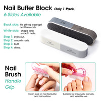 Gellen Nail Prep Kit, Professional Manicure Tools Set with 50PCS Nail Cleanser Pads, Cuticle Oil & Softener Pen, Ceramic Cuticle Pusher, Nail File, Buffer Block, Clipper & Nail Care Supplies