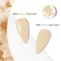Gellen Gel Nail Polish, 18ml Nude Neutral Nail Polish Soak Off UV LED Nail Gel Polish Nail Art Manicure Salon at Home DIY Gel, Christmas Gifts for Women Girls