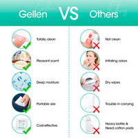 Gellen Nail Cleanser Pads, 200Pcs Individually Wrapped Alcohol Prep Pads Nail Shine Wipes with 76% Isopropyl, Acetone Free Natural Nail Cleaning Alcohol Wipe for Press-On Gel Polish Nail Art Supplies
